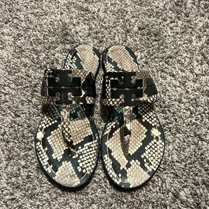 Snakeskin Tory Burch sandals - size 7